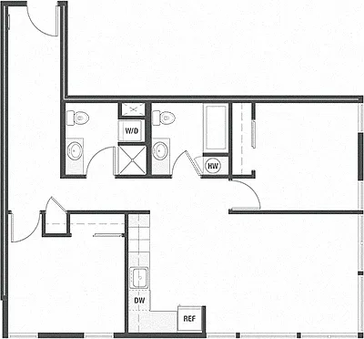 Floor plan 2X2 A