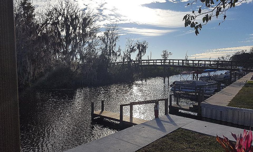Lake front park, fishing doc
