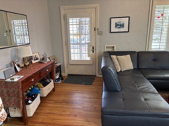 Entrance and living room