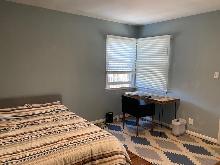 Bedroom 2. Door leading to backyard - previous tenant A