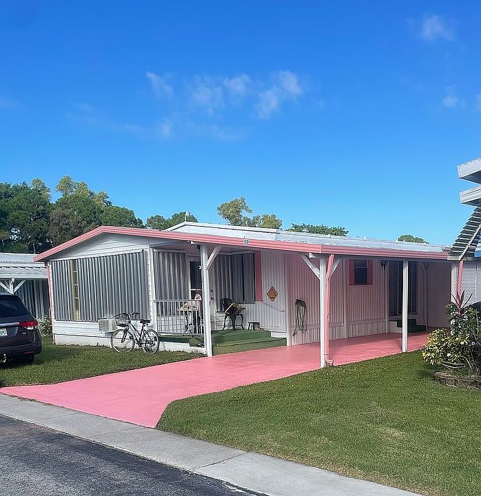 newly painted exterior.