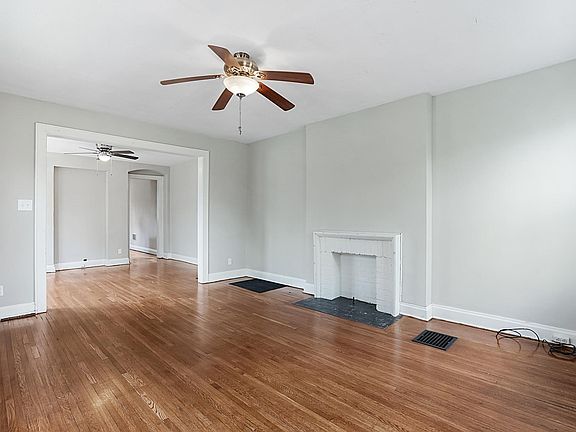 Living room leading into dining room
