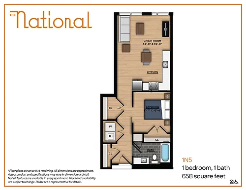Floor plan 1N5