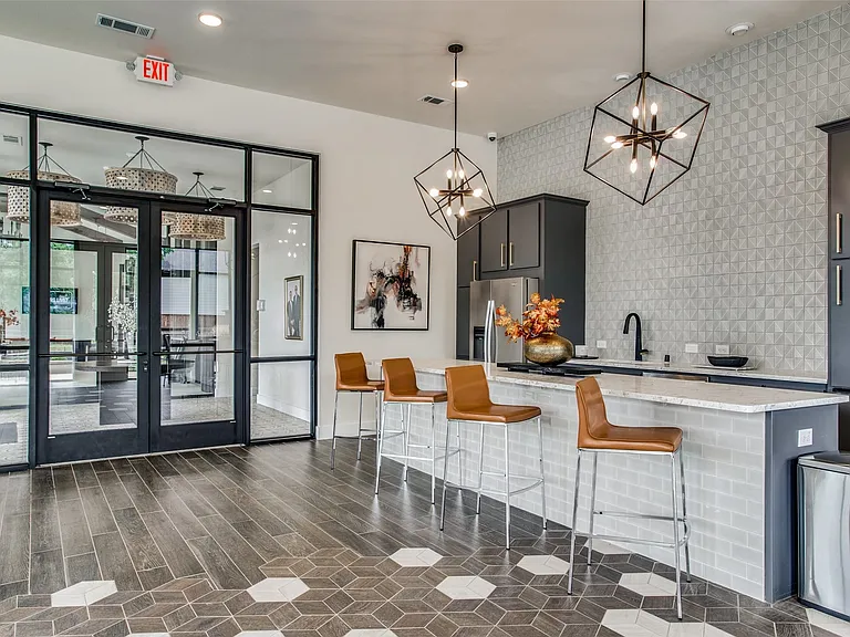 Kitchen and Bar Area in Party Room.