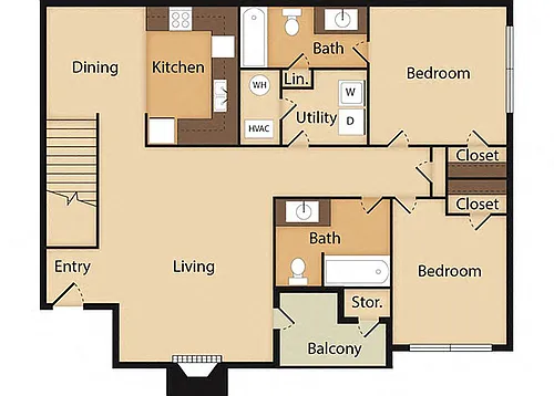 Floor plan Oak