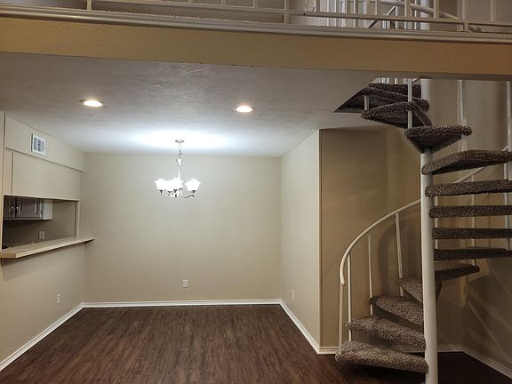 Dining room and stairs to the upstairs loft