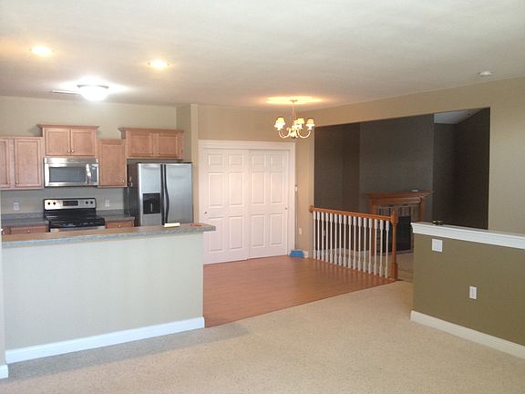 Open concept kitchen/living room