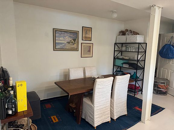 Dinning area in the open plan kitchen space