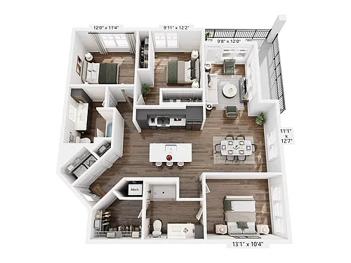 Floor plan C1