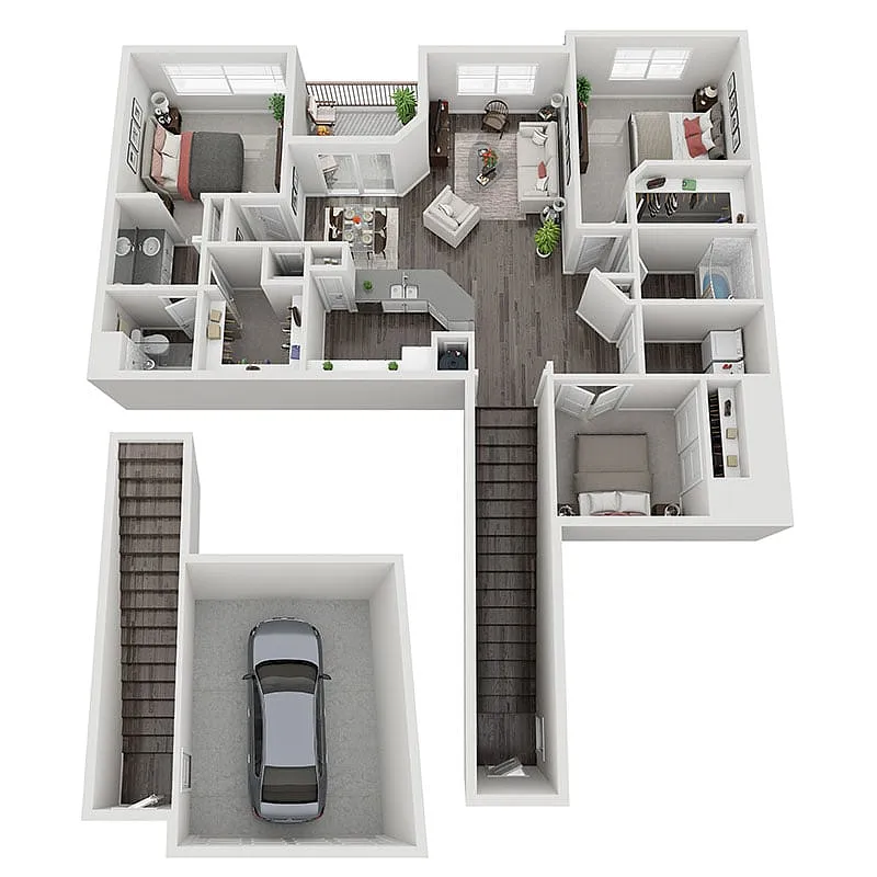 Floor plan C1OR