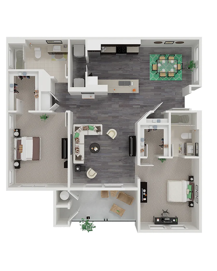 Floor plan 2X2
