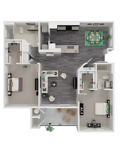 Floor plan 2X2
