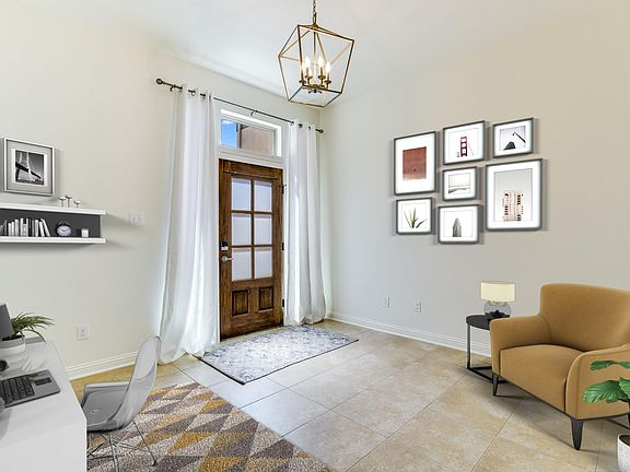 Oversized Foyer + Office Area