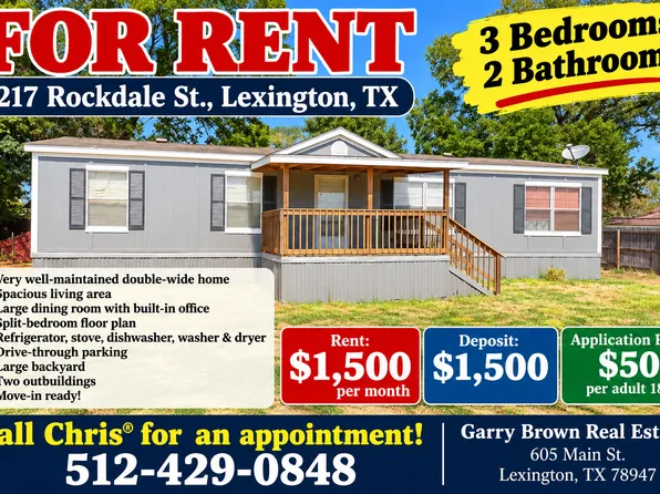1217 N Rockdale St, Lexington, TX 78947