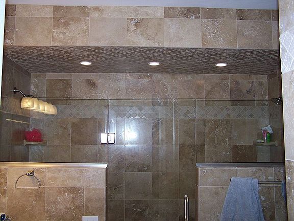 Master Bath, Double Showers