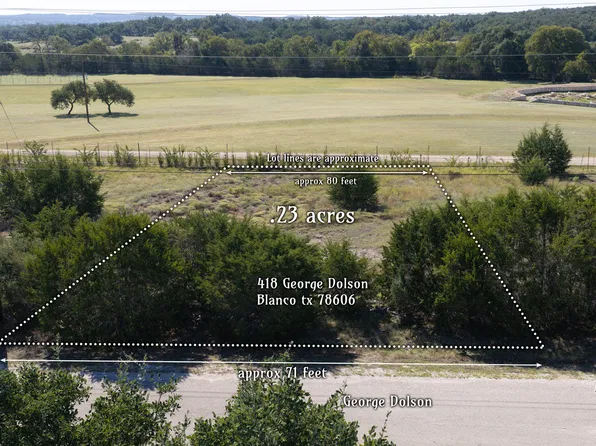 418 George Dolson LOT 1460, Blanco, TX 78606
