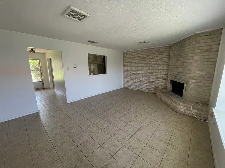 Living Room with a Fireplace