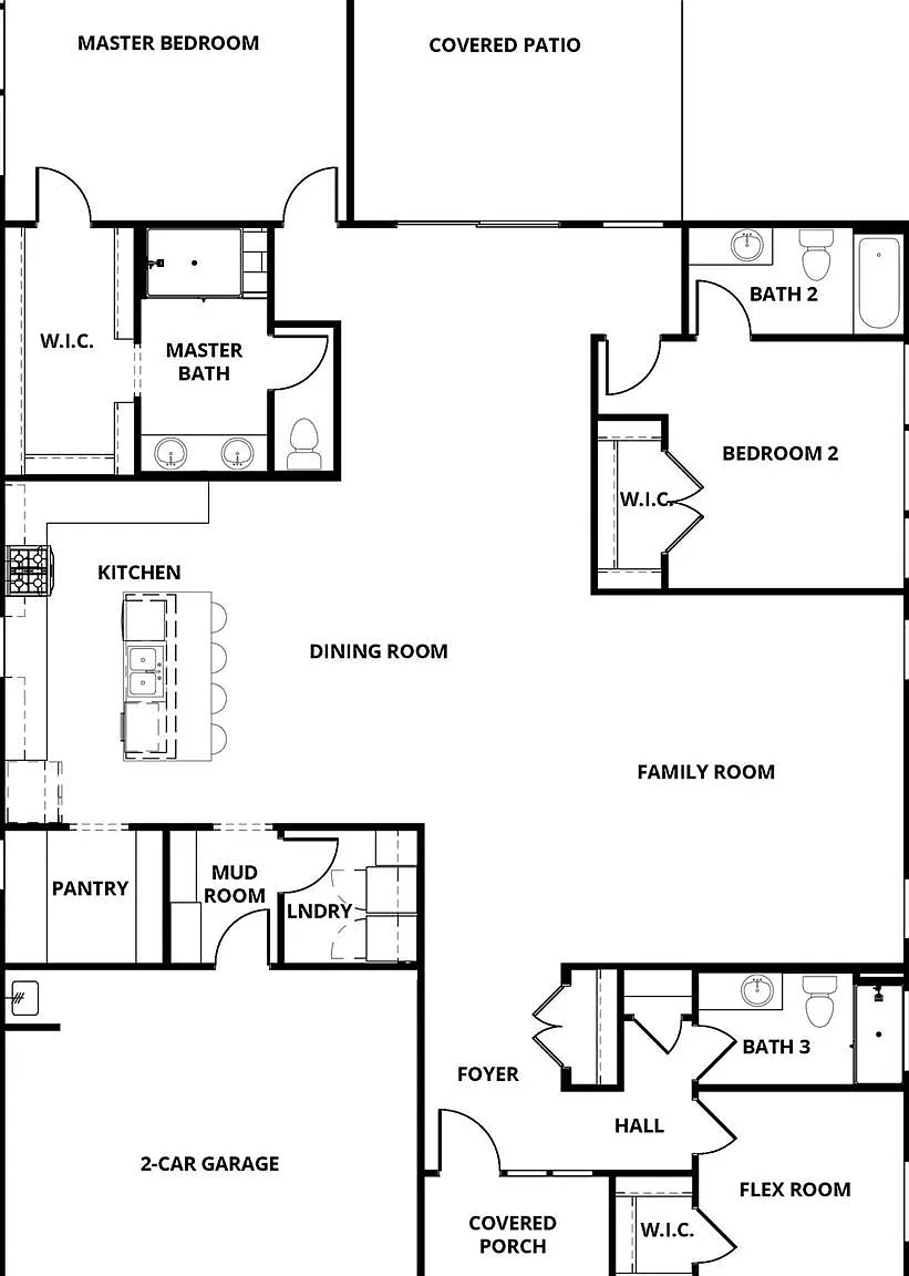 3 bed, 3.0 bath, 2309 sqft, $3,435 — Photo 3