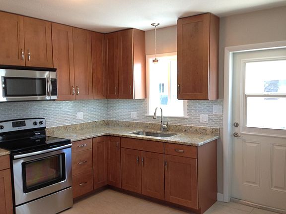 kitchen with side door