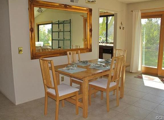 Dining room area open to living room and beautiful views!