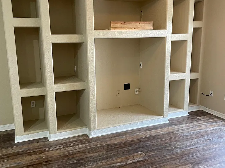 Living room entertainment center