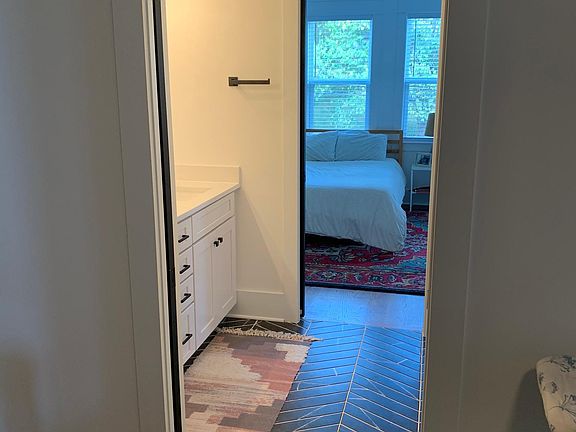 Jack and Jill bath between bedrooms 2 and 3. Seperate room for shower and tub.