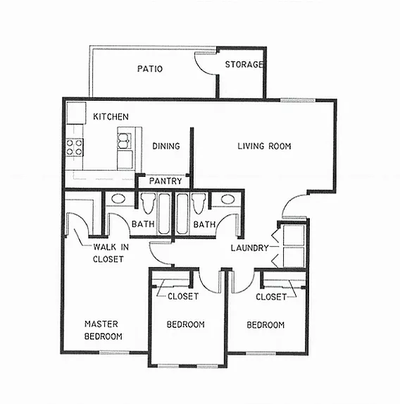 Floor plan 3X2 A