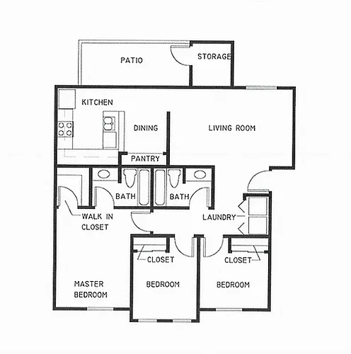 Floor plan 3X2 A