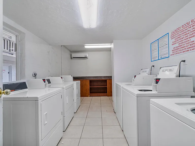 LAUNDRY CENTER ON EACH BUILDING
