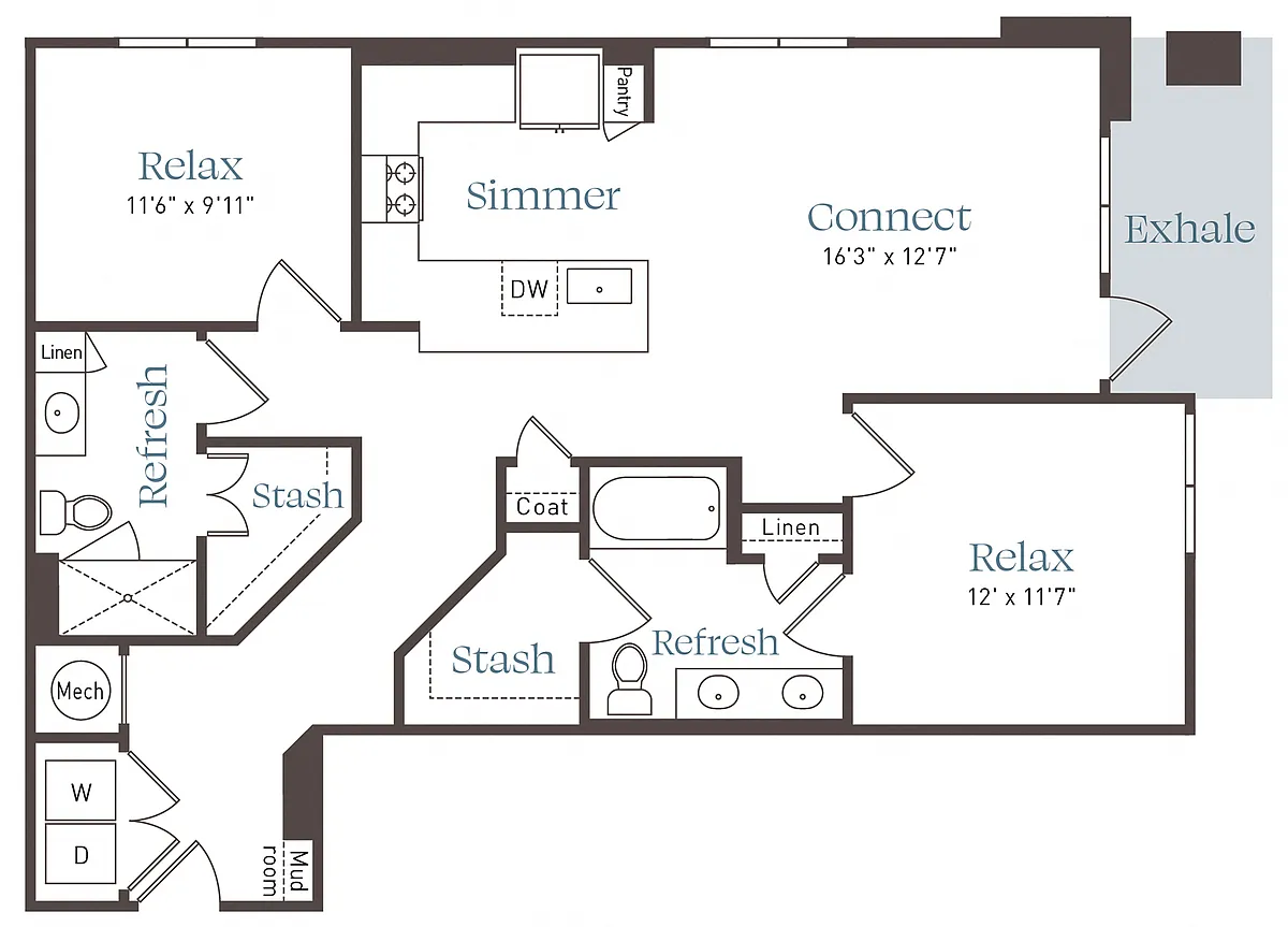 Floor plan B2