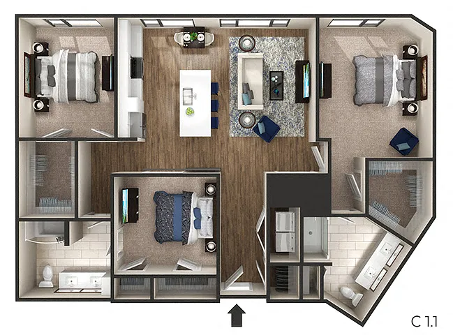 Floor plan Breckinridge