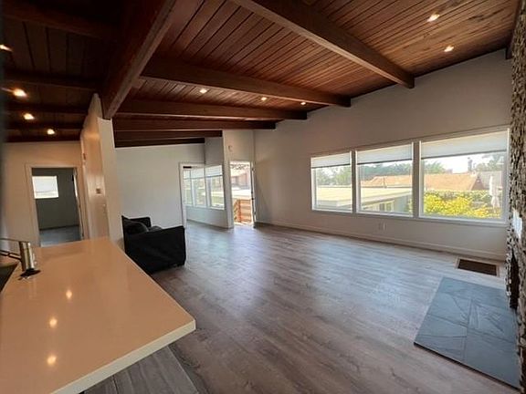 from kitchen looking back towards front door
