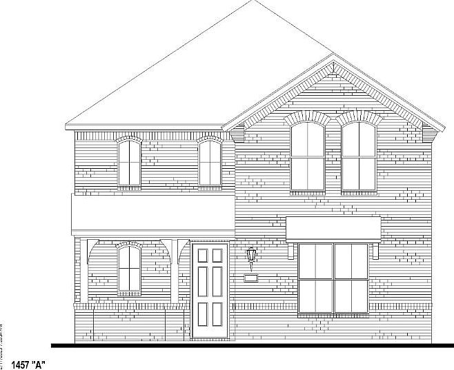 Plan 1457 Elevation A