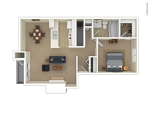 Floor plan 1X1