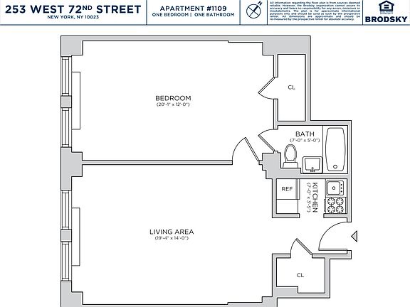 2nd image of 253 W 72nd St APT 1109