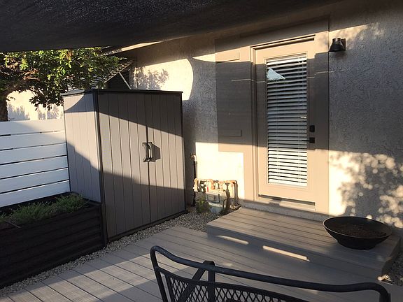 Your patio has direct access from your suite