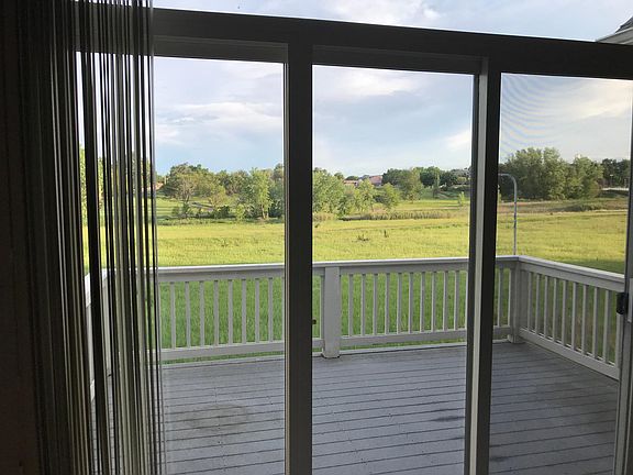 View across deck from living room.