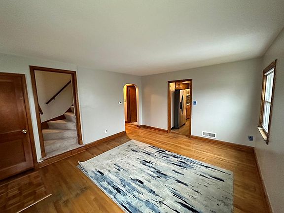 Living room off the kitchen