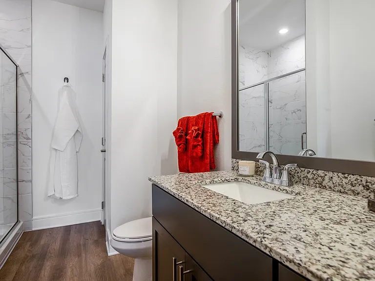 Large Bathroom with Walk in Shower