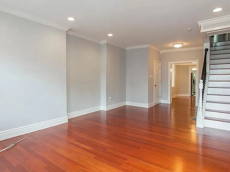 Unfurnished Living Room. View from Front Door