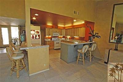 Spacious kitchen open to great room.