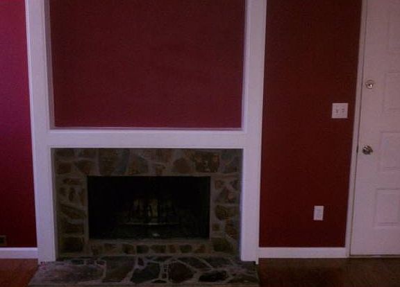 Front room fireplace