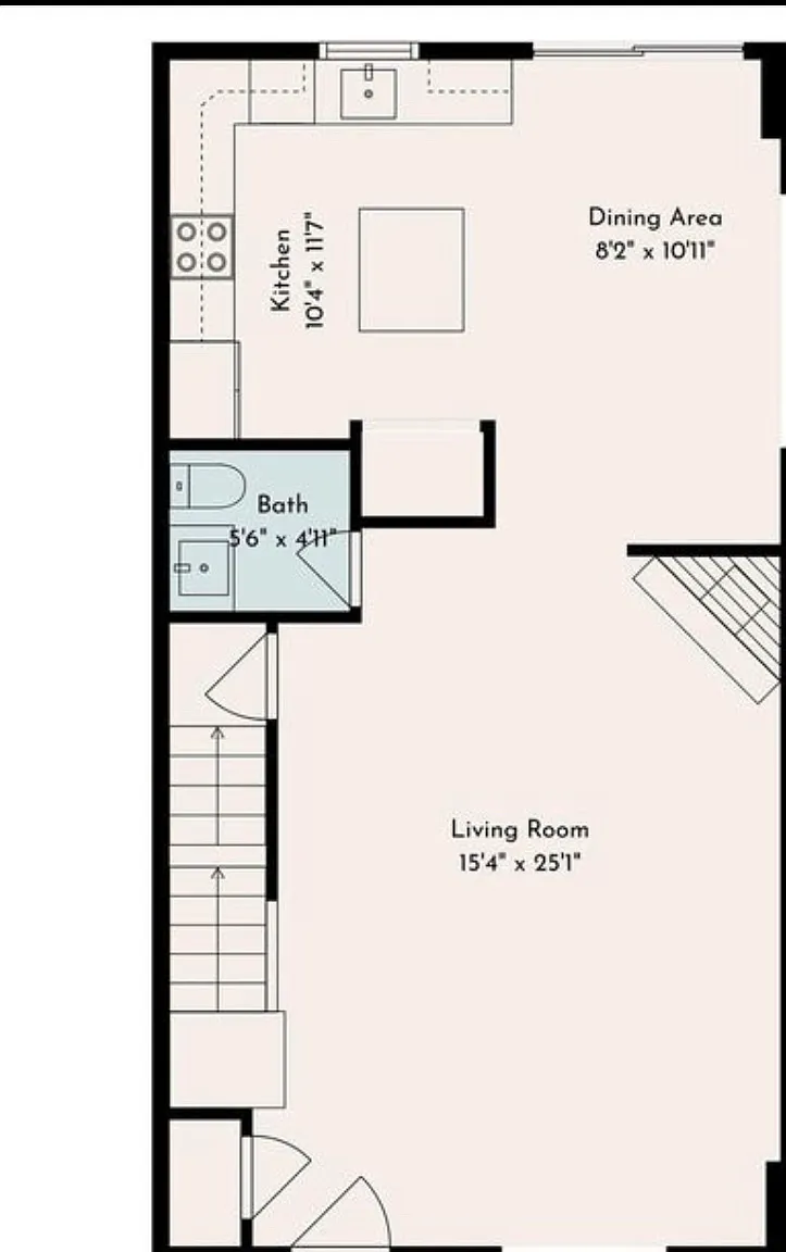 3 bed, 2.5 bath, 1520 sqft, $1,050 — Photo 1