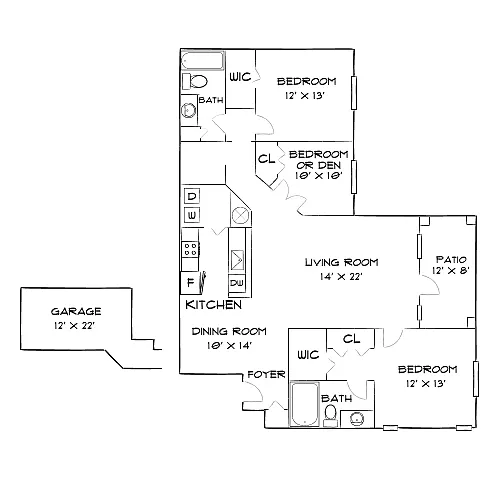 Floor plan Design 3A Premier