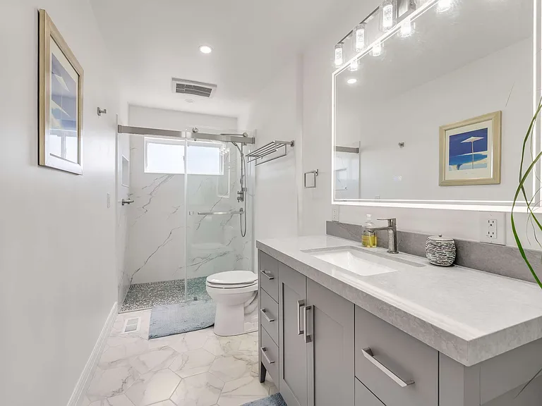 Lower level bathroom