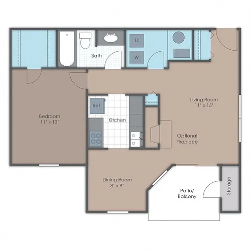 Floor plan A1 - Chesterfield Classic