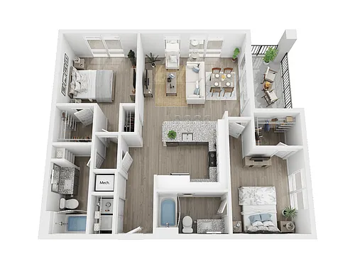 Floor plan B2