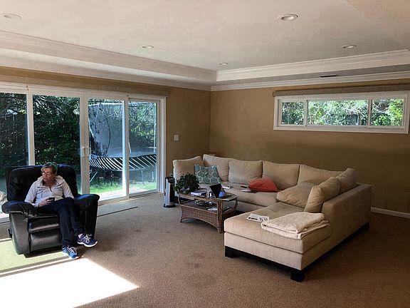 Family room that could serve as huge fourth bedroom (has att