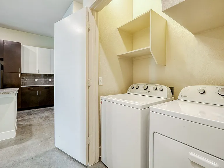 Energy efficient full size washer and dryers
