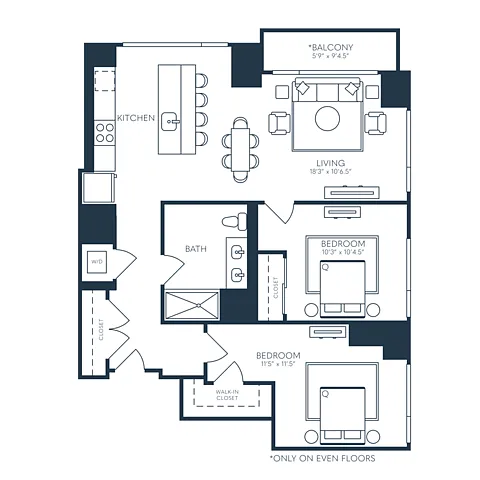 Floor plan B1